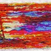 'Kleine Fahne, rot' I - Tuschezeichnung - 17 x 23 cm - 26.03.12 